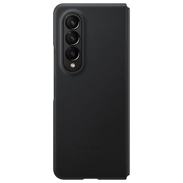 Samsung Leather Case for Samsung Galaxy Z Fold4 in Black, , large