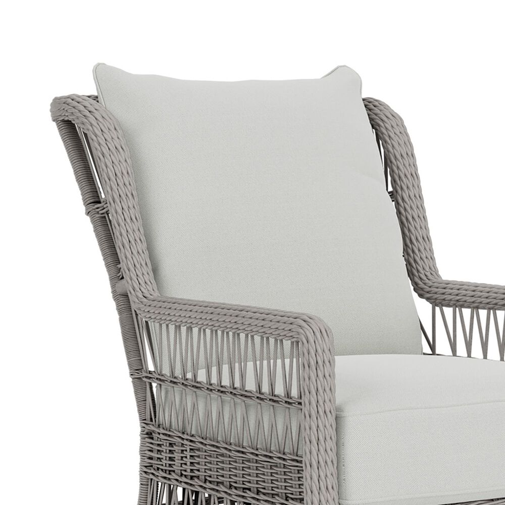 Lloyd Flanders Mackinac Swivel Glider Lounge Chair in Bright Side Fog, , large