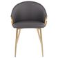 LumiSource Claire Accent Chair in Grey, , large