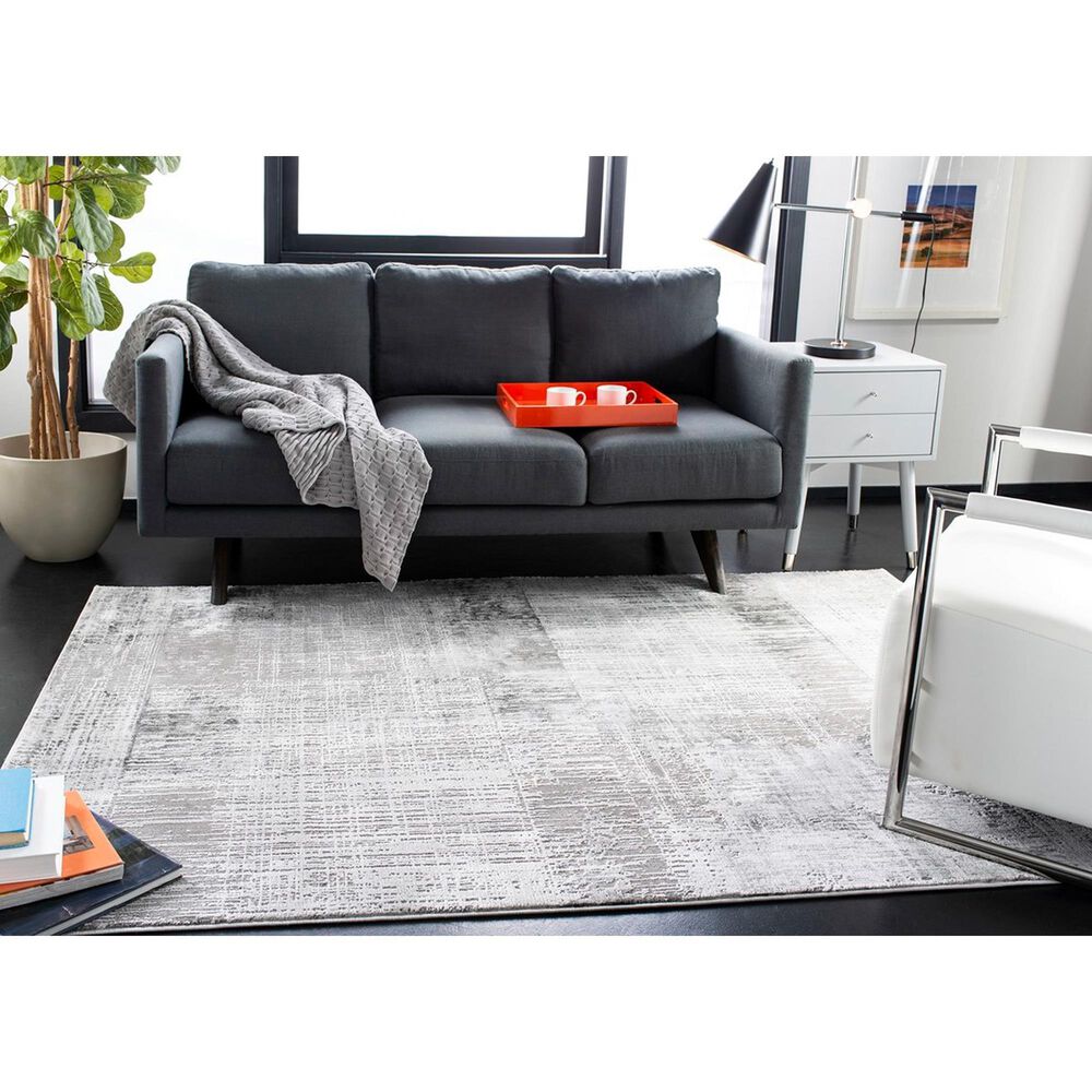 Safavieh Craft 8&#39; x 10&#39; Grey and Dark Grey Area Rug, , large