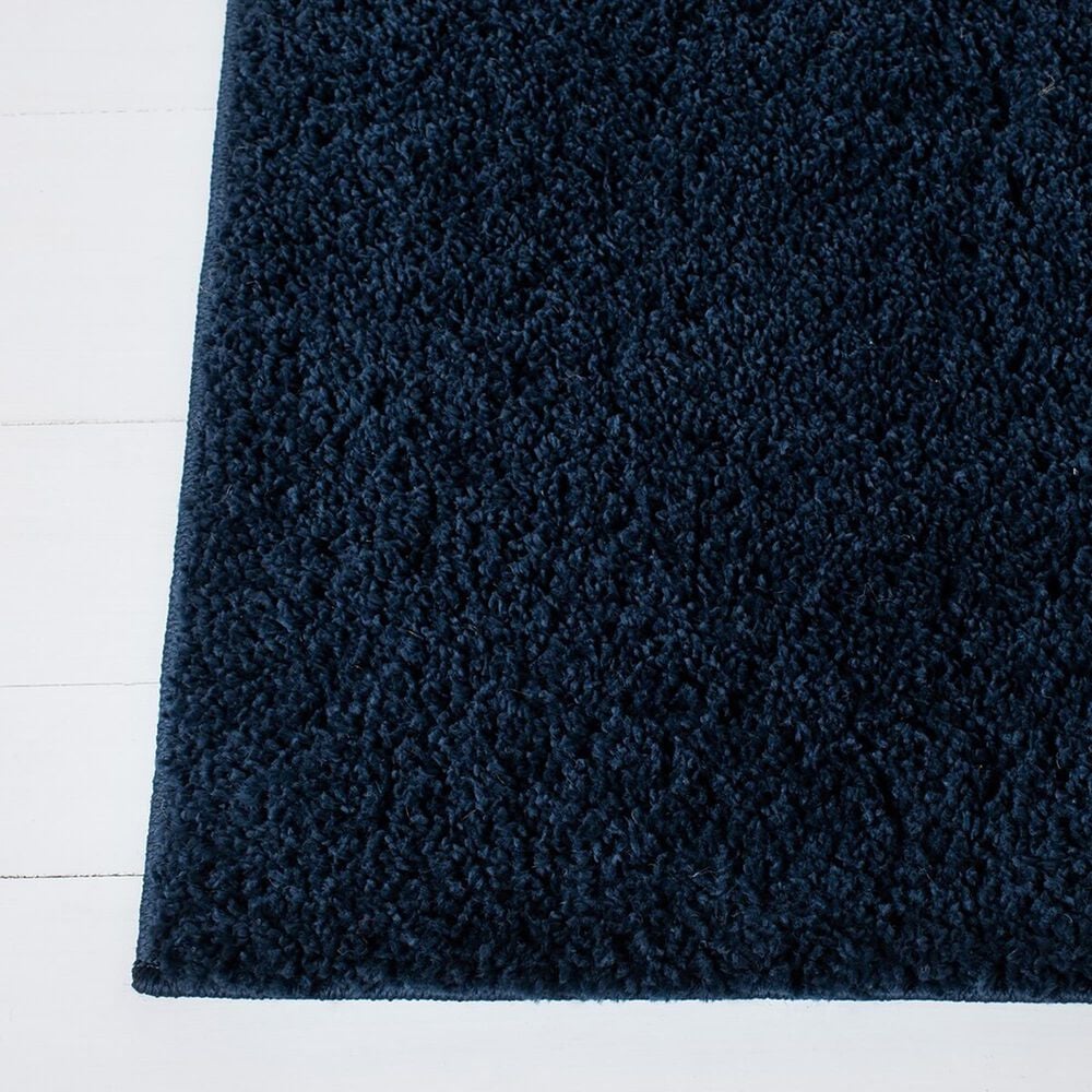 Safavieh August Shag AUG553M 6&#39;7&quot; Square Navy Area Rug, , large