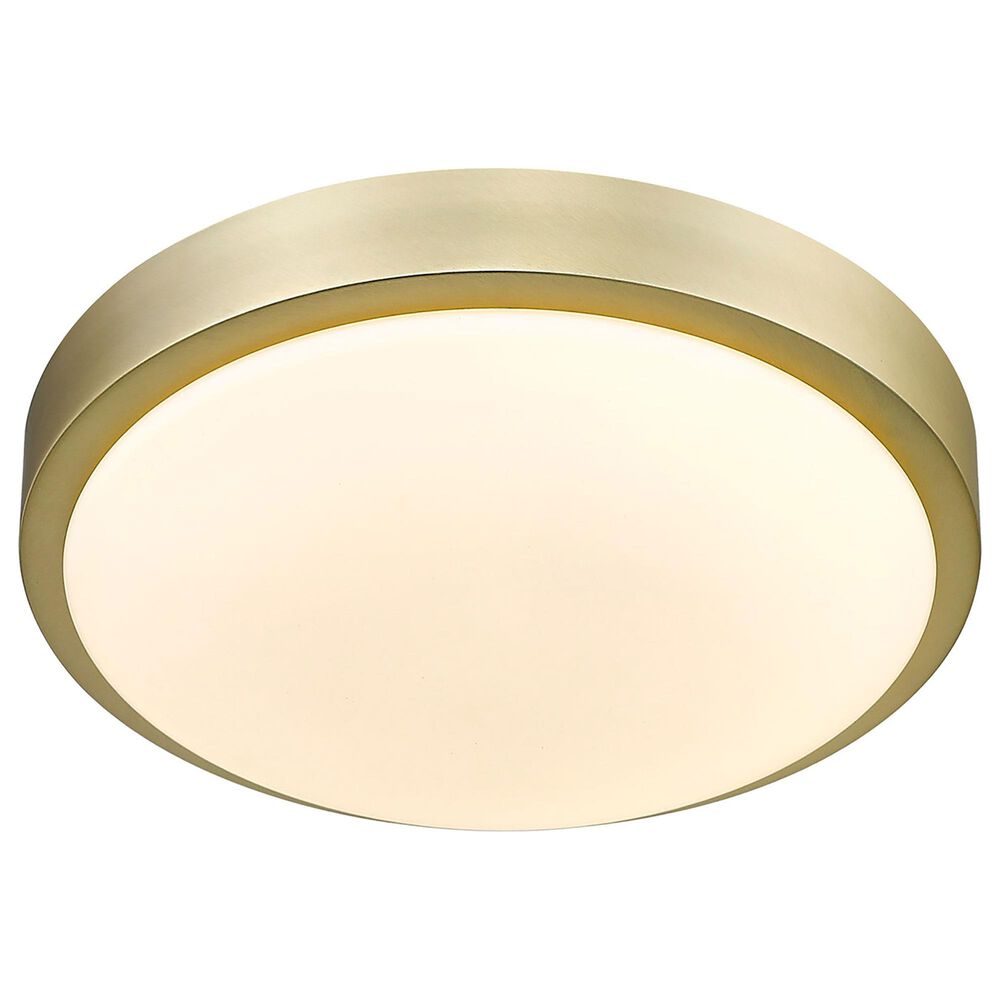 Golden Lighting 10&quot; Gabi Flush Mount in Brushed Champagne Bronze, , large