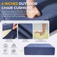 Sunwell Garden 24" Outdoor Seat and Back Cushion Set in Navy, , large