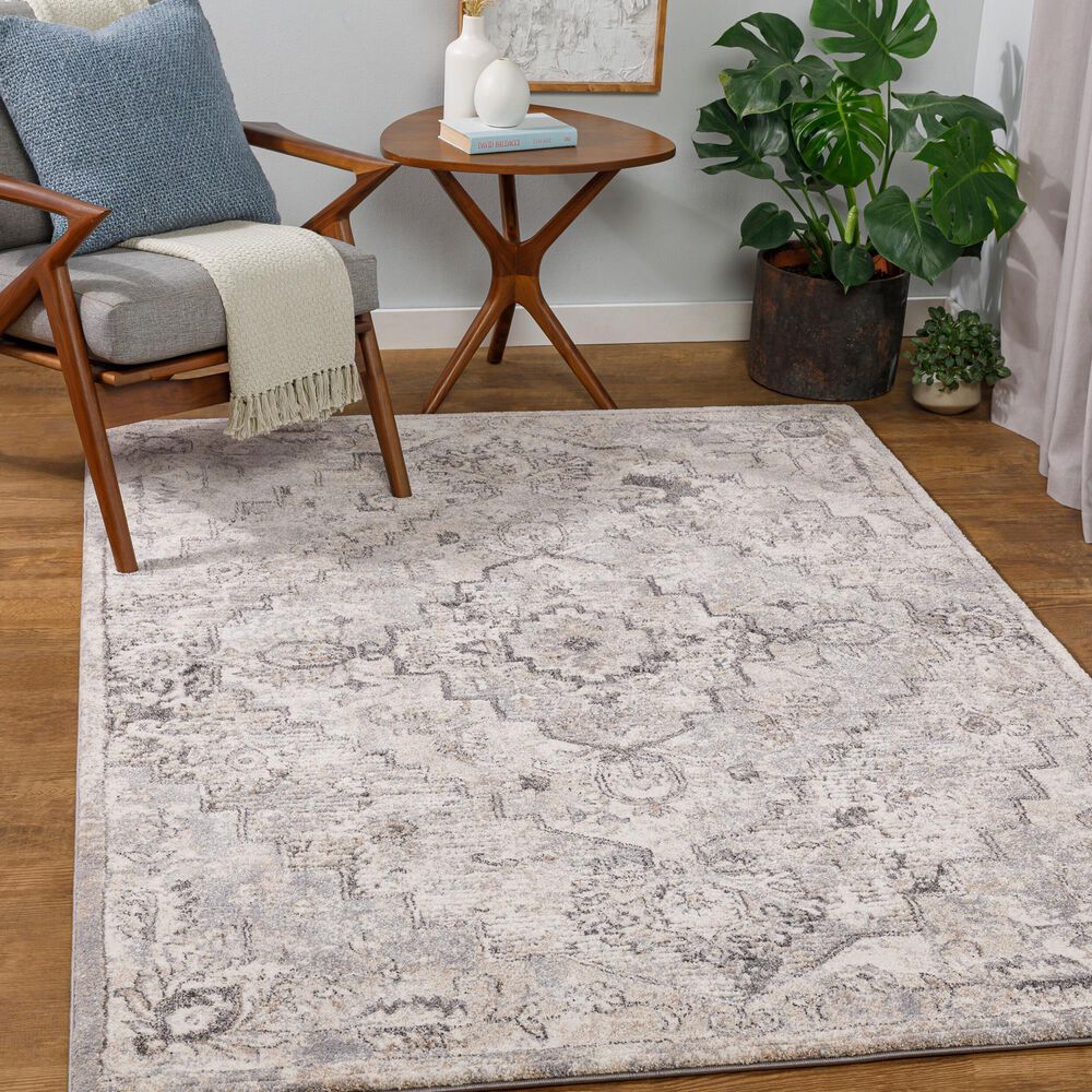 Surya Tuscany 12&#39; x 15&#39; Gray, Cream and Light Beige Area Rug, , large