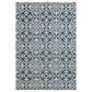Central Oriental New Zealand Need 5"3" x 7"7" Cobalt and Ecru Area Rug, , large