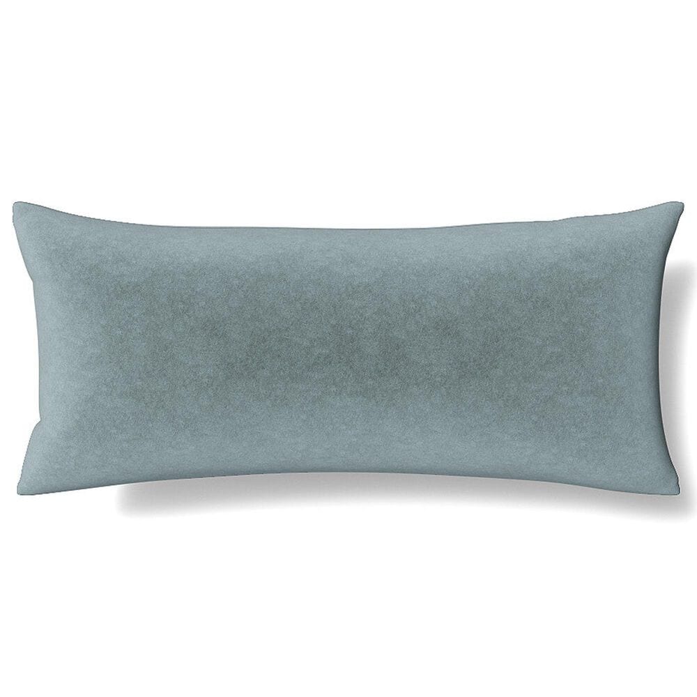 Ann Gish Fresco Velvet 16" x 36" Lumbar Throw Pillow in Naples Blue, , large