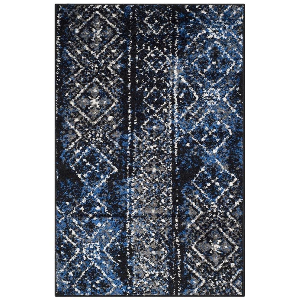 Safavieh Adirondack ADR111A-24 2"6" x 4" Silver/Black Area Rug, , large