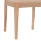 Linon Home Decor Cadence Side Chair with Woven Rope Seat in Natural (Set of 2), , large