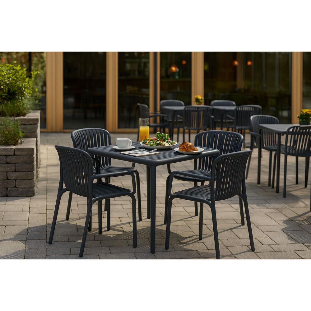 Zentro Living Brene Outdoor Arm Chair in Charcoal, , large
