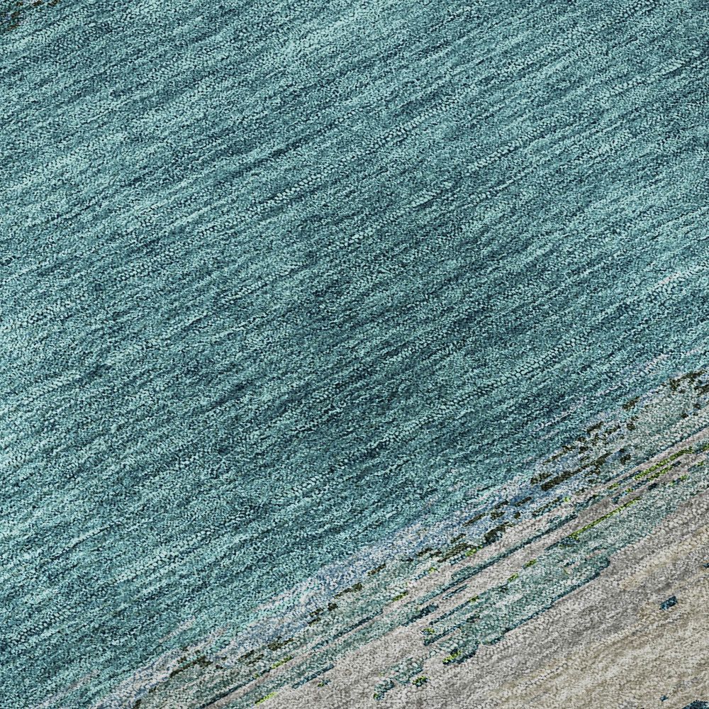 Dalyn Rug Company Trevi TV8 8&#39; Round Teal Area Rug, , large