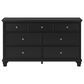 Ashley Lanolee 7-Drawer Dresser with Mirror in Black, , large