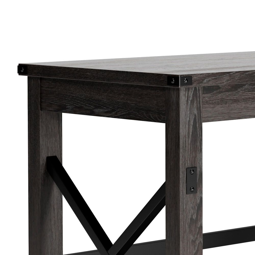 Ashley Freedan Desk in Grayish Brown and Black, , large