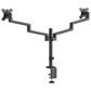 MSI Dual Monitor Desk Mount for 17"-32" Screen in Matte Black, , large