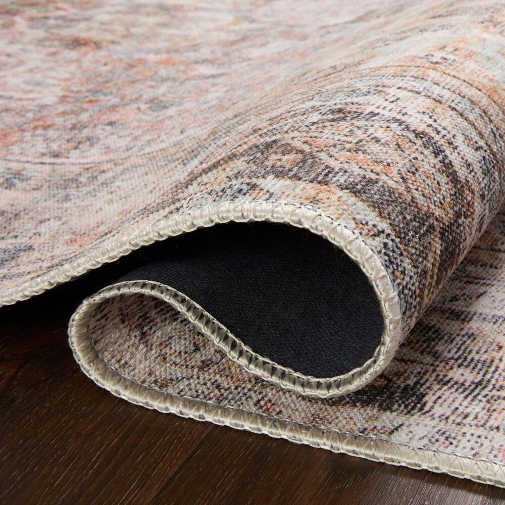 Loloi Adrian 2&#39; x 5&#39; Sunset and Charcoal Area Rug, , large