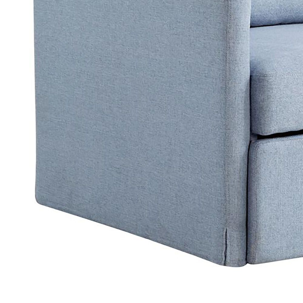 Lifestyle Solutions Blair Convertible Chair in Blue, , large