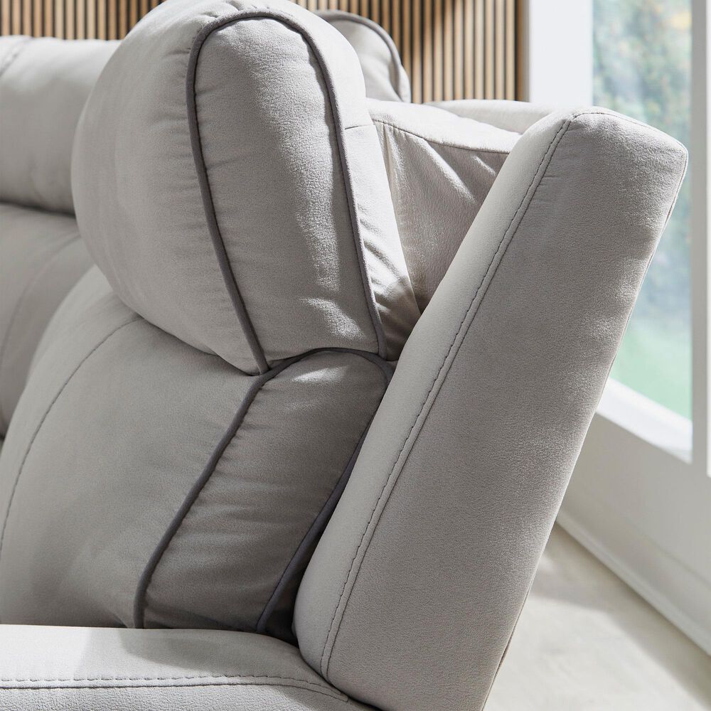 Ashley Social Pointe 7-Piece Power Symmetrical Reclining Sectional in Pearl and Ash, , large