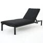 Hearth and Haven Navan Outdoor Foldable and Stackable Chaise Lounge in Dark Grey, , large