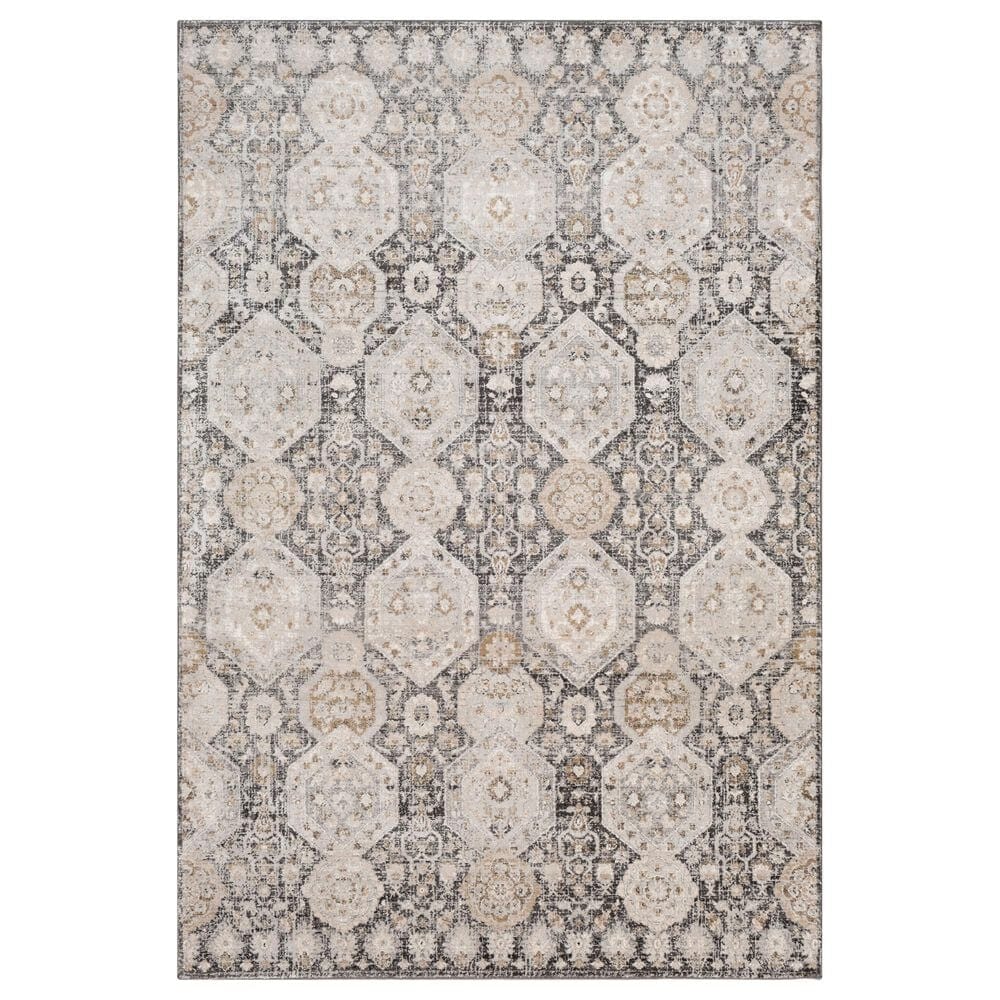 Surya Indigo IGO-2307 7"9" x 10"3" Black, Tan and White Area Rug, , large