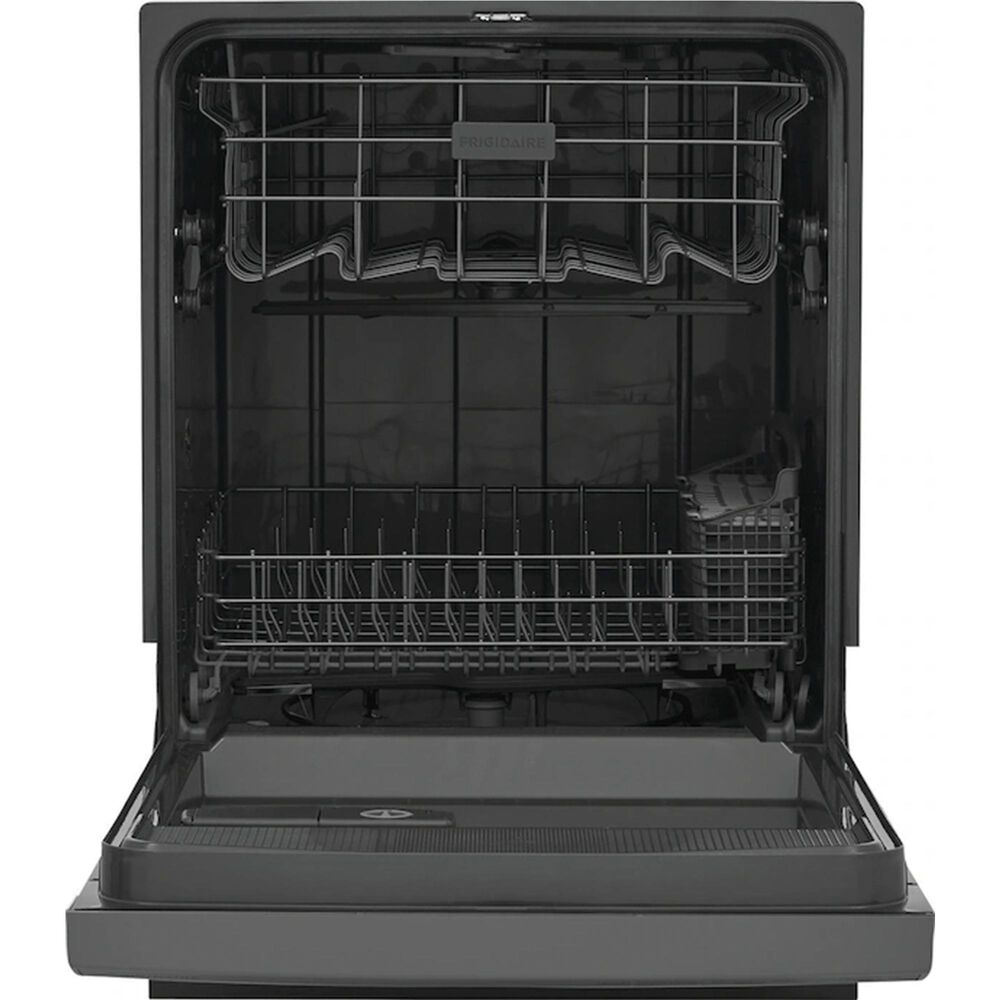 Frigidaire 3 Piece Kitchen Package with 25.6 Cu. Ft. Standard Depth Side-by-Side Refrigerator, 30&quot; Freestanding Gas Range with Quick Boil Burner, 24&quot; Built-In Dishwasher with MaxDry in Stainless Steel, , large