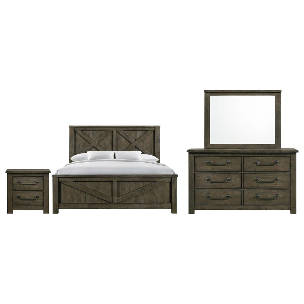 Mayberry Hill Maverick 4-Piece Queen Bedroom Set in Gray, , large