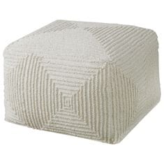 Uttermost Sovanna Pouf in Ivory