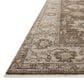 Loloi Priscilla Bark and Ivory 10" Square Area Rug, , large