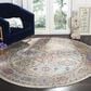 Safavieh Aria ARA127C 6"6" Round Cream and Multicolor Area Rug, , large