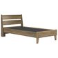 Ashley Deanlow Twin Platform Panel Bed in Honey, , large