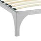 Modway Ollie Twin Platform Bed Frame in Sliver, , large