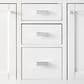 James Martin Vanities Addison 60" Double Bathroom Vanity in Glossy White with 3 cm Arctic Fall Solid Surface Top and Rectangular Sinks, , large