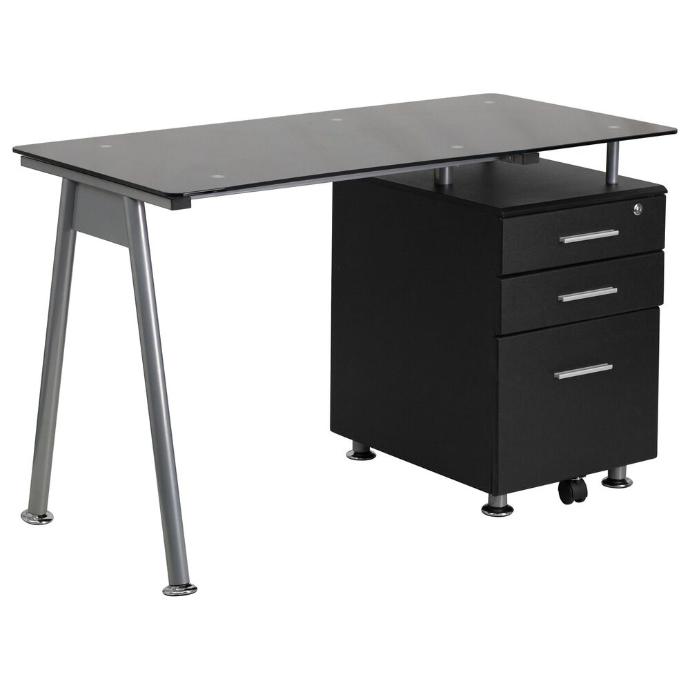 Flash Furniture Desk in Black, , large
