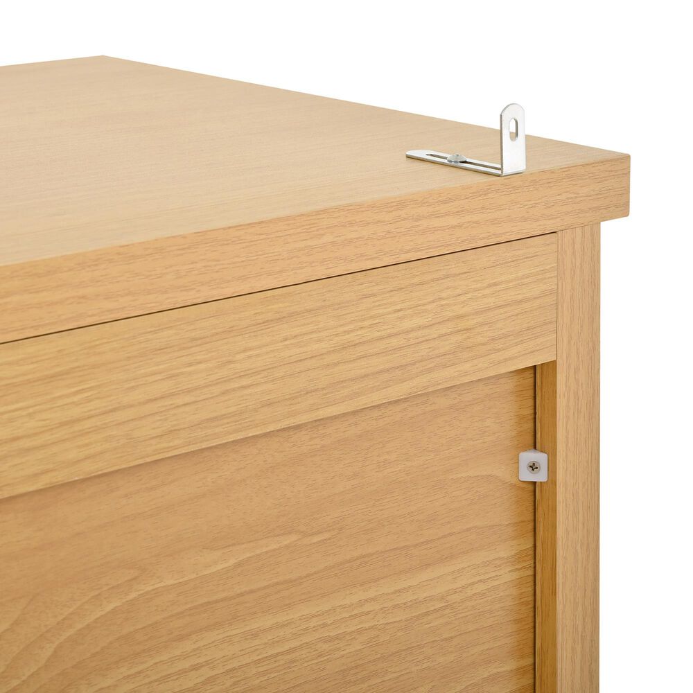 Hearth and Haven 70" Kitchen Pantry Cabinet in Natural, , large