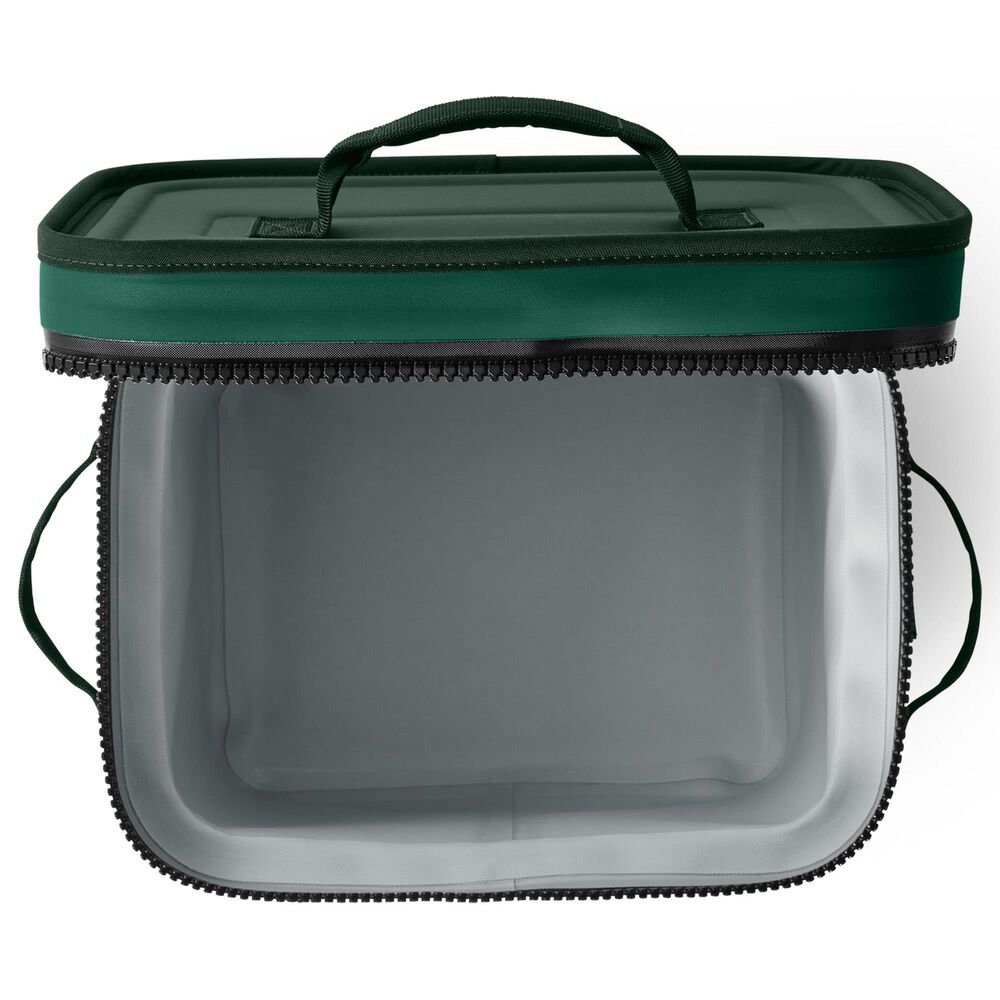 YETI Hopper Flip 12 Soft Cooler in Black Forest Green, , large