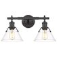 Golden Lighting Orwell 2-Light Bath Vanity in Matte Black, , large