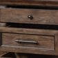 New Heritage Design Mar Vista 3 Drawer Nightstand in Brushed Walnut, , large