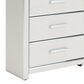 Ashley Zuraleus 3-Piece King Upholstered Platform Bedroom Set in Matte White, , large