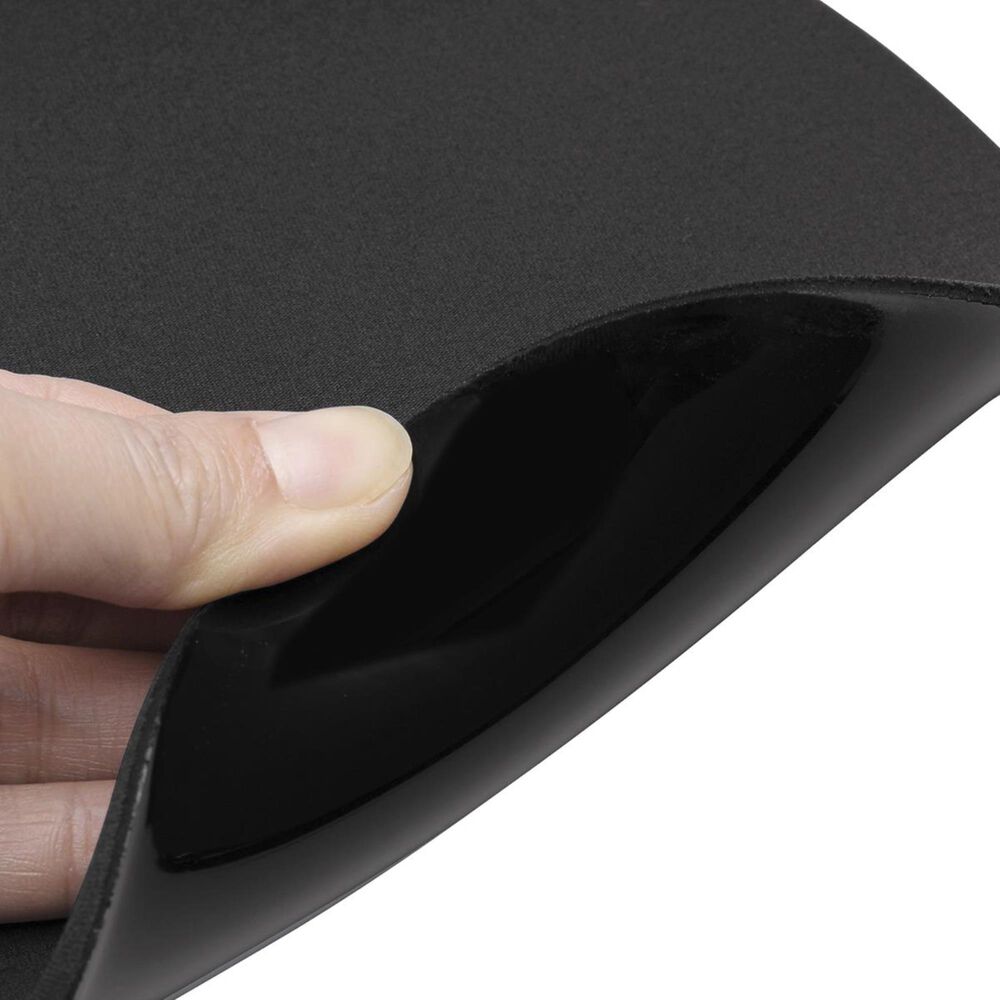 Adesso Memory Foam Mouse Pad with Wrist Rest in Black, , large