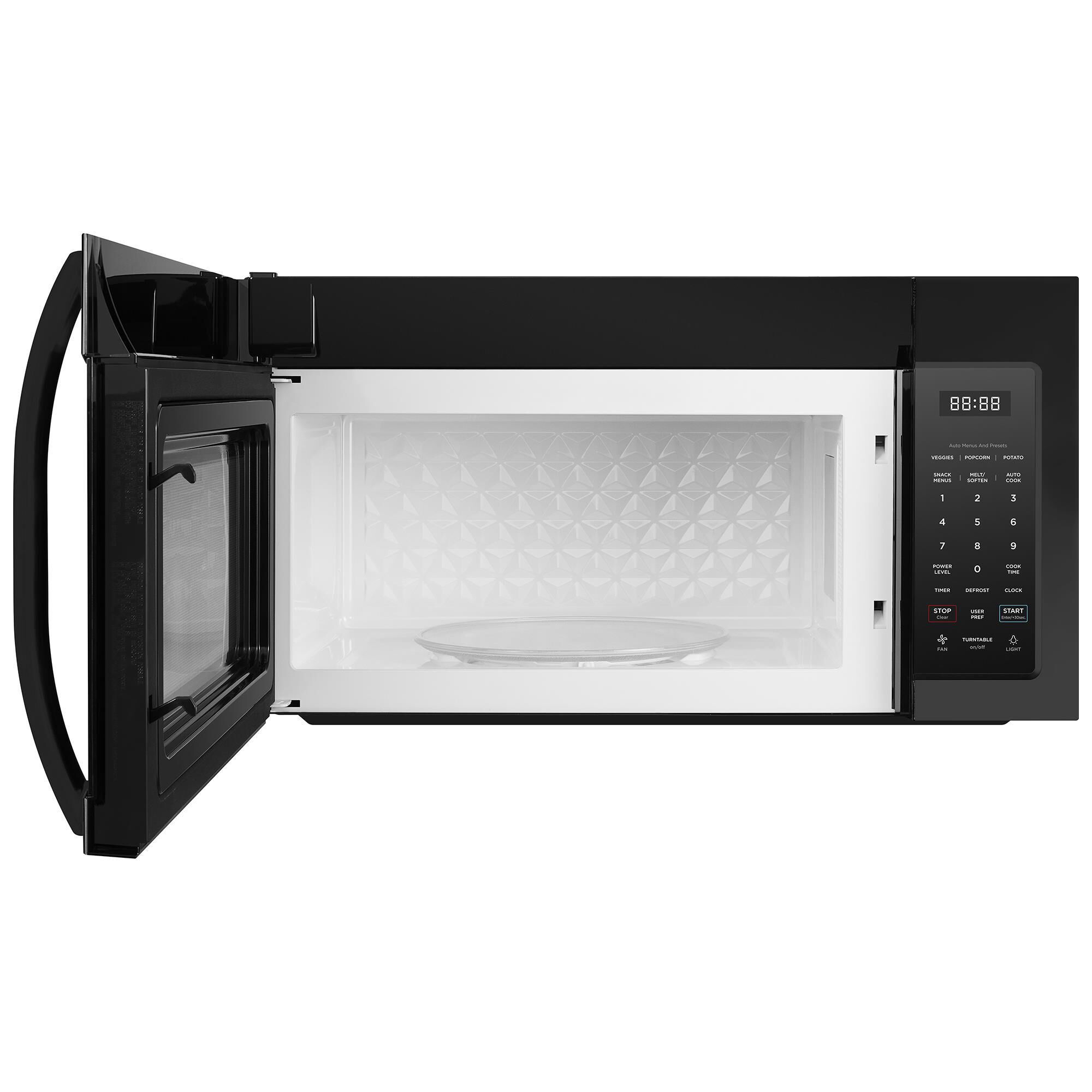 mi Midea 1.7 Cu. Ft. Over-the-Range Microwave in Black