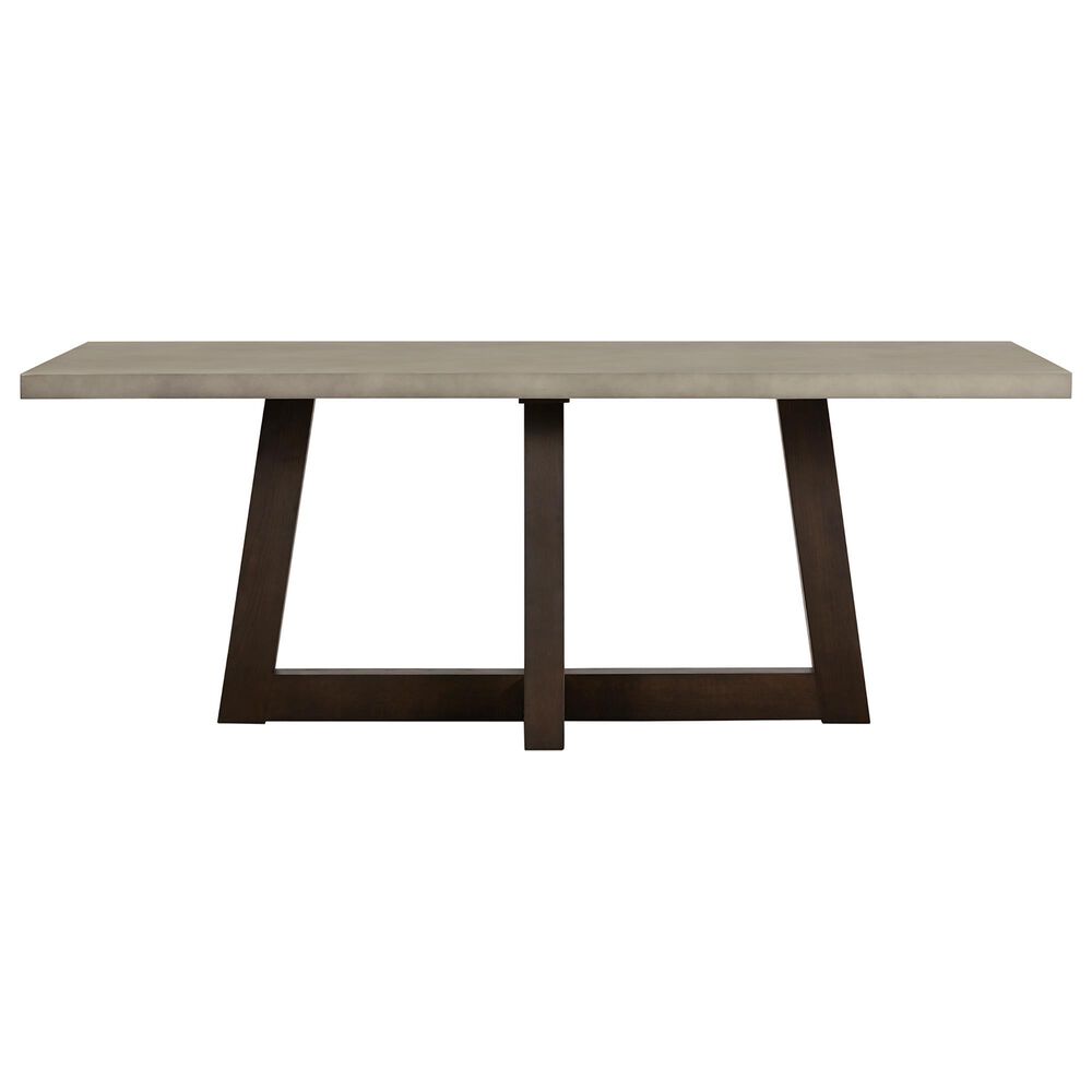 Blue River Elodie Dining Table in Medium Gray/Dark Gray Oak, , large