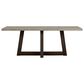 Blue River Elodie Dining Table in Medium Gray/Dark Gray Oak, , large