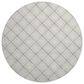 Dalyn Rug Company Soft Essentials Plaid Linen 8" Round Indoor/Outdoor Area Rug, , large