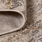 Feizy Aura 3735F 6"7" x 9"6" Gold and Gray Area Rug, , large