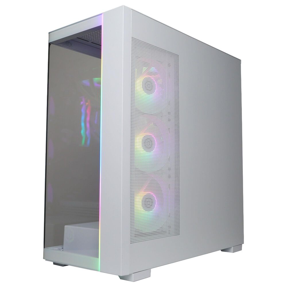 CyberPowerPC Gamer Supreme Gaming Desktop | AMD Ryzen 7 8700F - 32GB RAM - AMD Radeon RX 9060 XT Graphics - 2TB SSD in White, , large