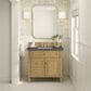 James Martin Vanities Lorelai 36" Single Vanity in Light Natural Oak with 3 CM Parisien Bleu Quartz Top, , large