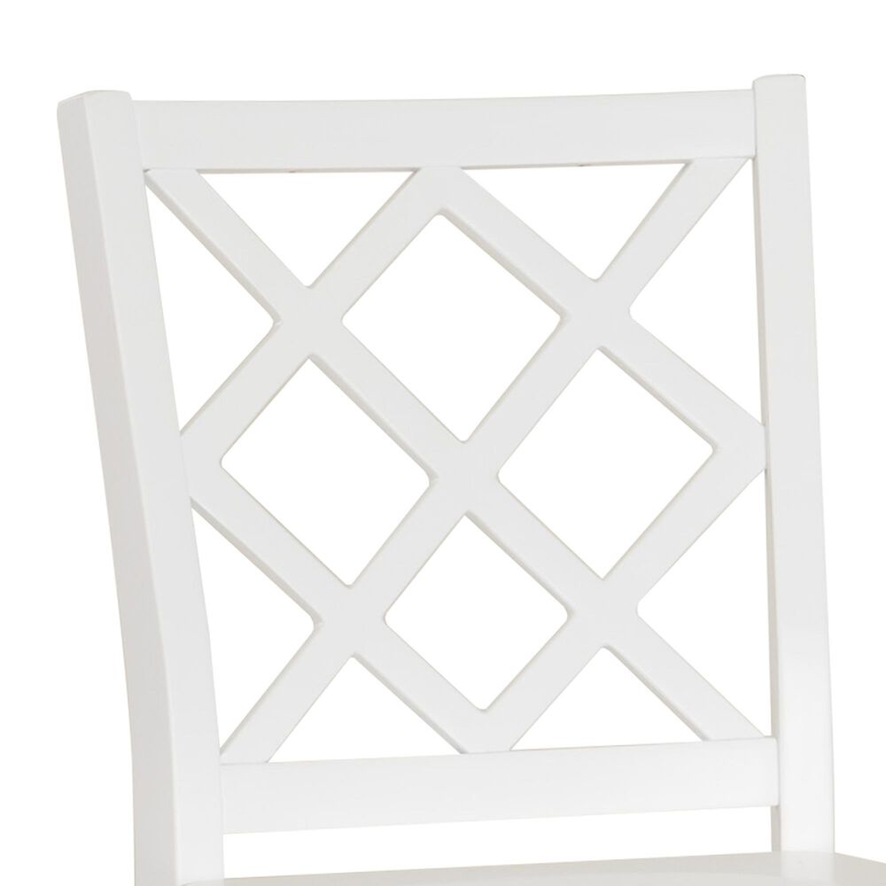 Linon Home Decor Mayfair Counter Stool in White, , large