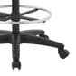 OSP Home Backless Drafting Chair with Foot Ring in Dillon Graphite, , large