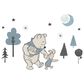 Lambs and Ivy Pooh Bear Wall Decal in Blue and Beige, , large