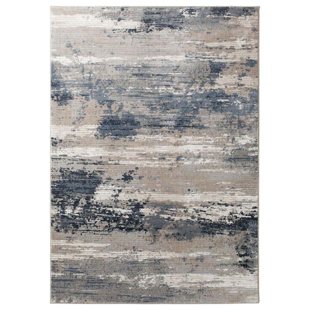 Central Oriental Clearwater Rhine Chalk and Shade 9"10" x 12"10" Area Rug, , large