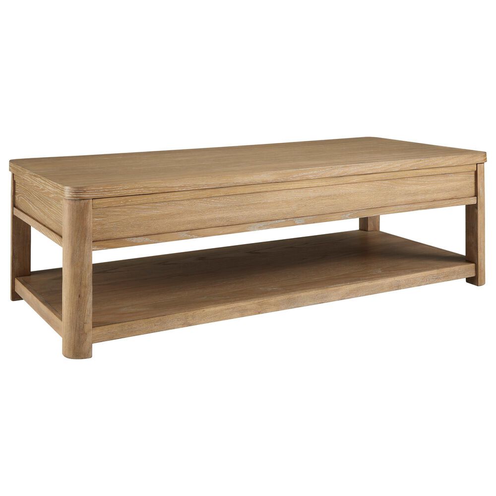 Ashley Rencott 3-Piece Occasional Table Set in Light Oak, , large