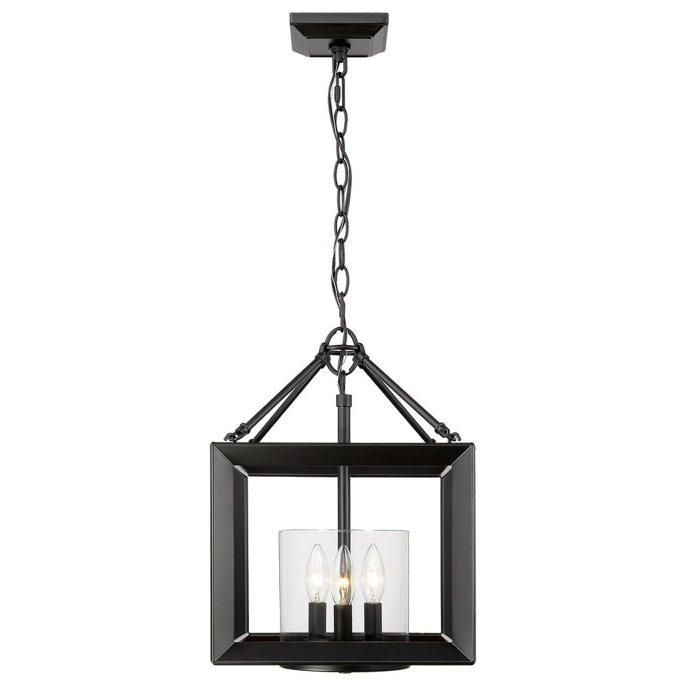 Golden Lighting Smyth Mini Chandelier in Matte Black, , large